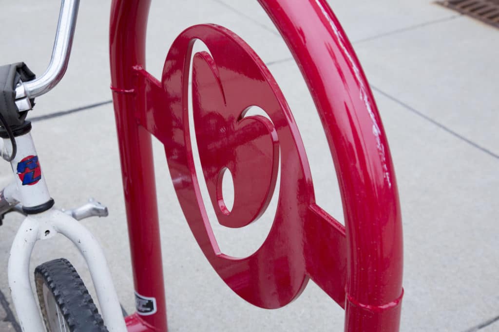 Red Bike Rack