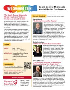 Mhwat Conference Flyer With Schedule