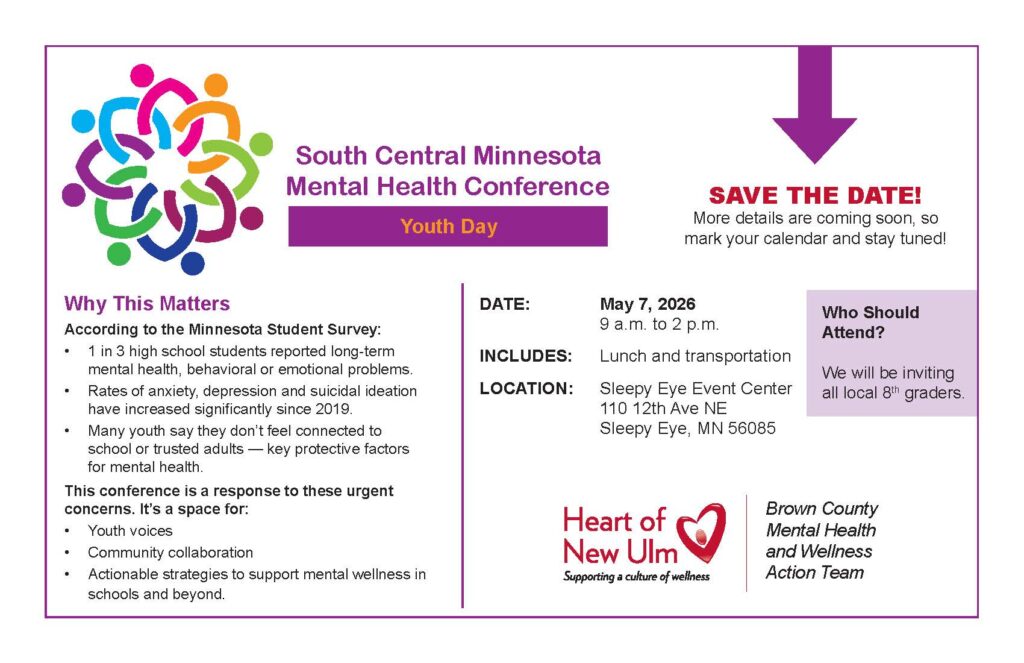 South Central Minnesota Mental Health Conference | Heart of New Ulm